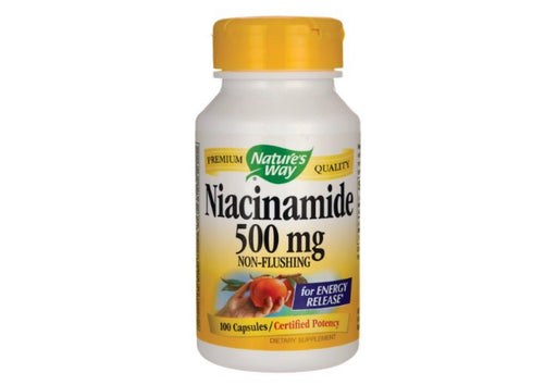 Nature's Way Niacinamide Capsules 500 mg , 100 Ct