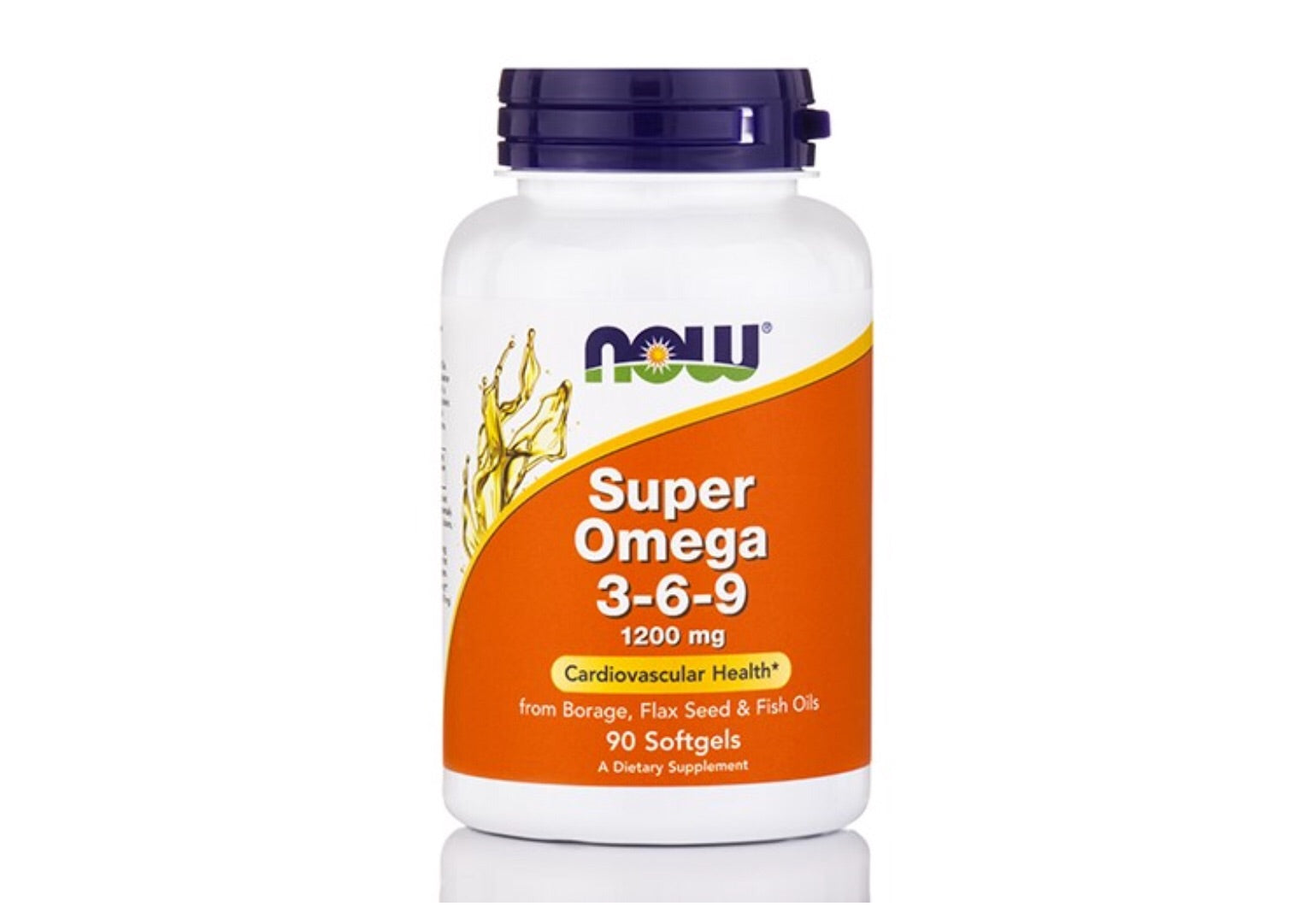 NOW Foods Super Omega 3-6-9, 1200mg Softgels, 90 Ct