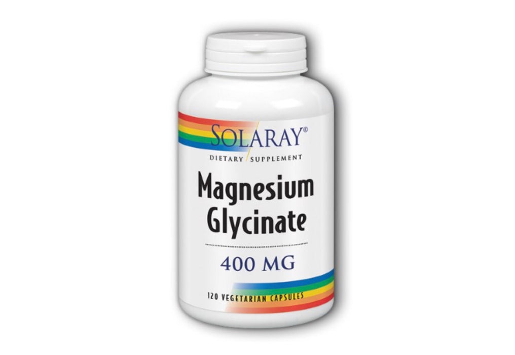 Solaray Magnesium Glycinate Vegetarian Capsules, 120 Ct