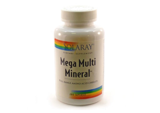 Solaray Mega Multi Mineral 200 Caps