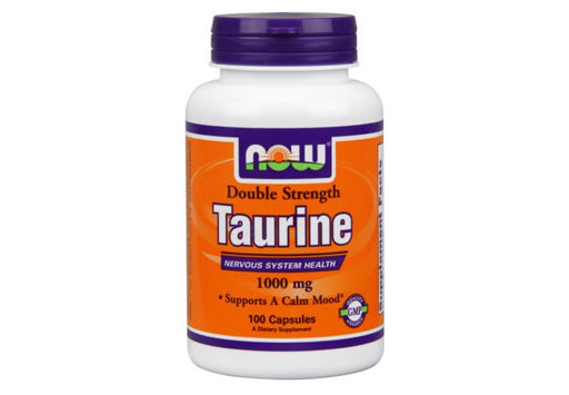 Now Foods Taurine Capsules, 1000 Mg, 100 Ct