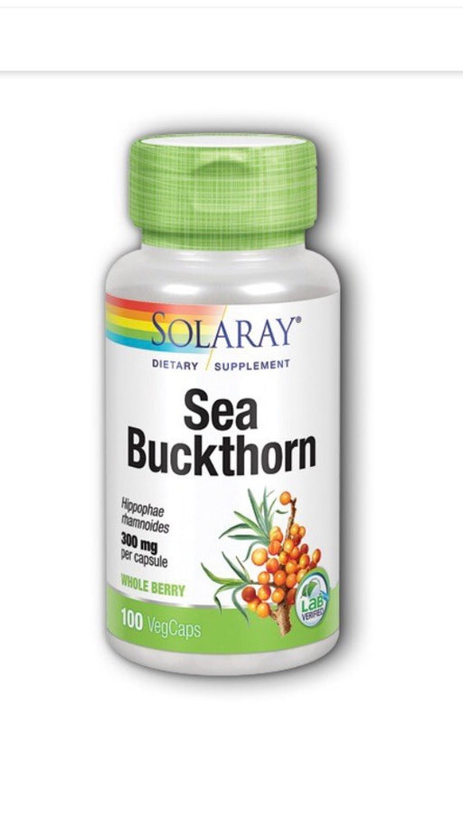 Solaray Sea Buckthorn 600 mg - 100 Vegetarian Capsules
