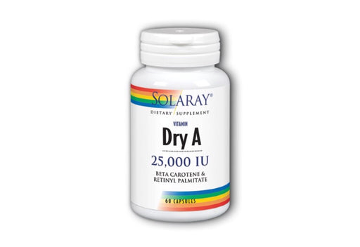 Solaray Dry Vitamin A 25000 IU - 60 Capsules