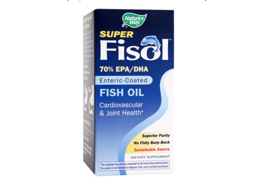 Nature's Way Super Fisol Fish Oil Softgel, 180 Ct