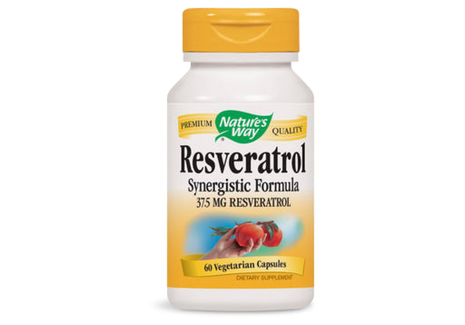 Nature's Way Resveratrol Synergistic Formula Vegetarian Capsules, 60 Ct