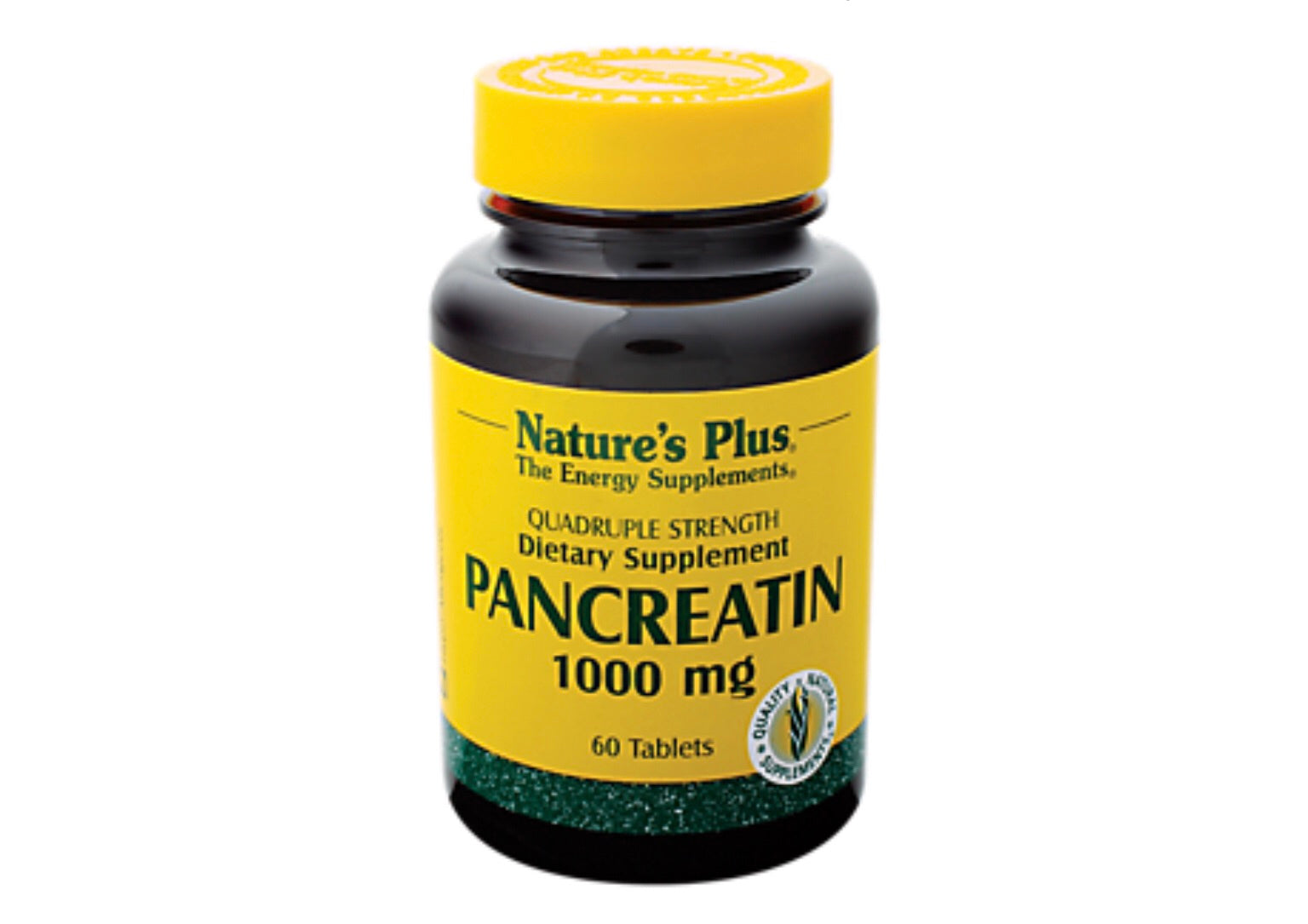 Natures Plus Pancreatin 1000mg  60 Tabs