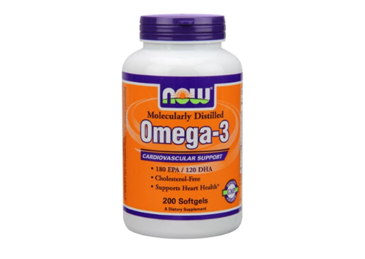 NOW Foods Omega-3 Softgels, 200 Ct 200 Count