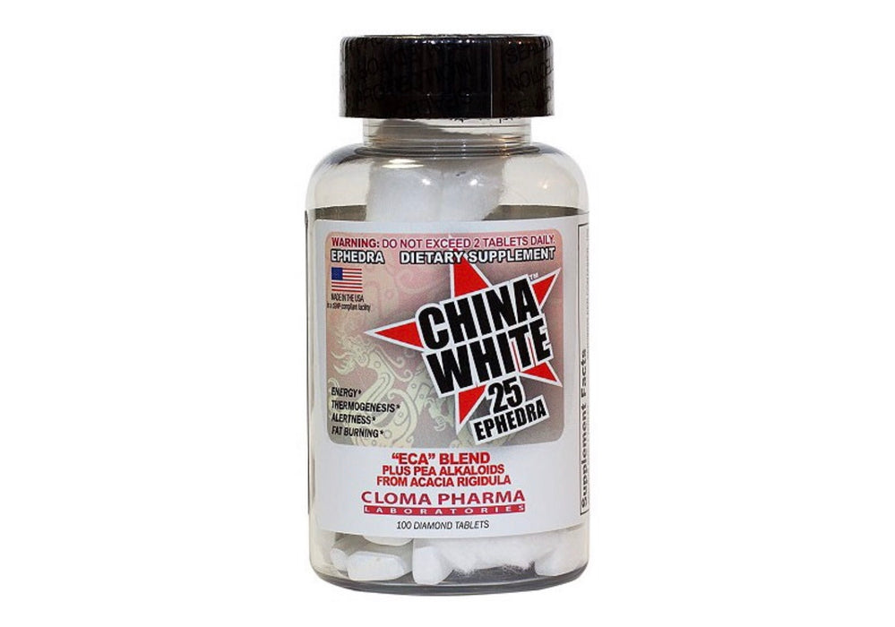 Cloma Pharma China White 25, 100 Diamond Tablets