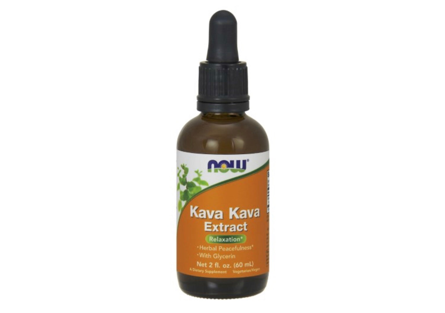 NOW Foods Kava Kava Extract Relaxation Support, 2 Fl Oz