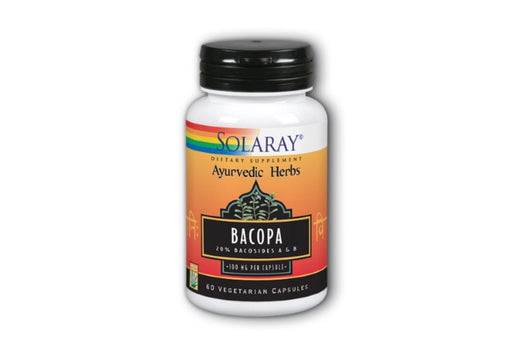 Solaray Bacopa Leaf Extract 100 mg - 60 Capsules