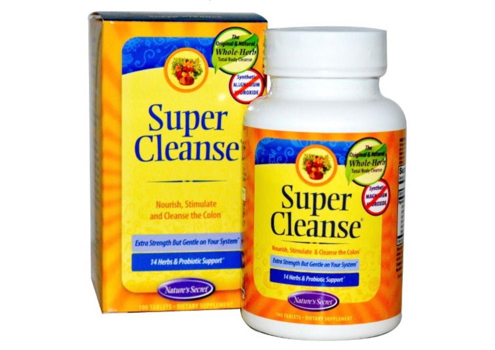 Nature's Secret Super Cleanse Tablets