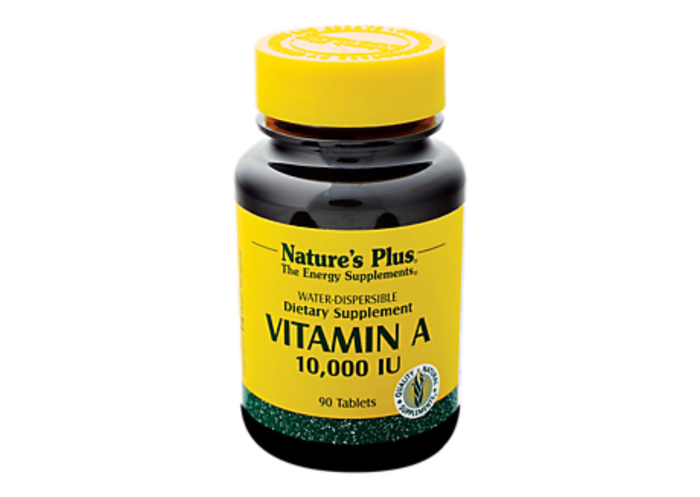 Natures Plus Vitamin A (Water Dispersable) 10,000 IU Nature's Plus 90 Tabs