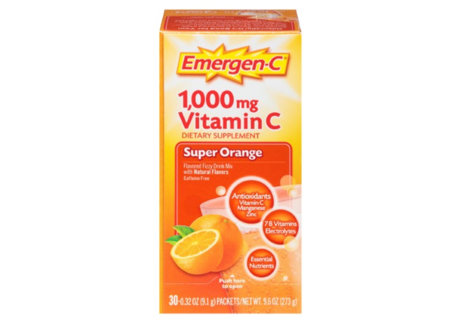 Emergen-C Vitamin C Powder, (Multiple Flavor), 0.32 Oz, 30 Ct