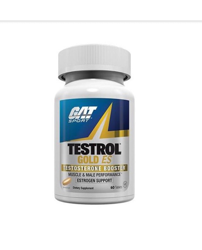 GAT Testrol Gold ES Testosterone Booster 30 Servings 60 Tablets Estrogen Support