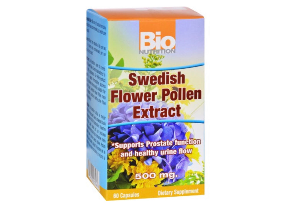 Bio Nutrition Inc. Swedish Pollen Flower, 60 Ct