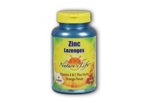 Nature's Life Zinc Lozenges Orange-Mint 12.5 mg - 50 Lozenges