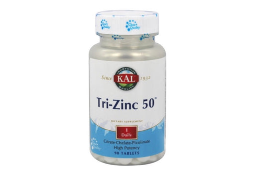 Kal Tri-Zinc 50 Tablets, 90 Ct