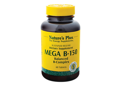 Natures Plus Mega B-150 Time Release 60 Sustained Release Tablet