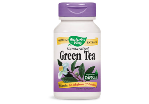 Nature's Way Green Tea Standardized Vegetarian Capsules, 60 Ct