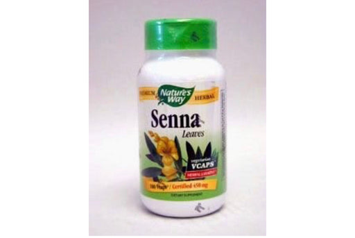 Nature's Way Senna Leaves 450 mg Capsules, 100 VegCaps