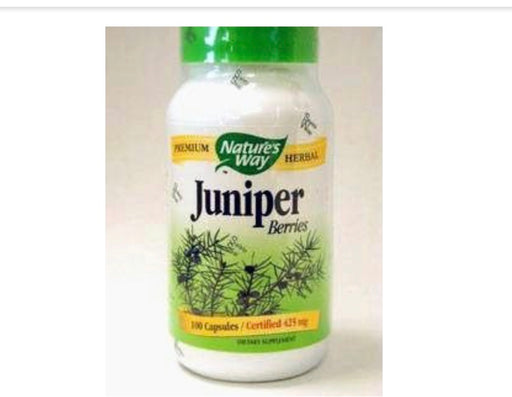 Nature's Way Juniper Berries Vegetarian Capsules, 100 Ct