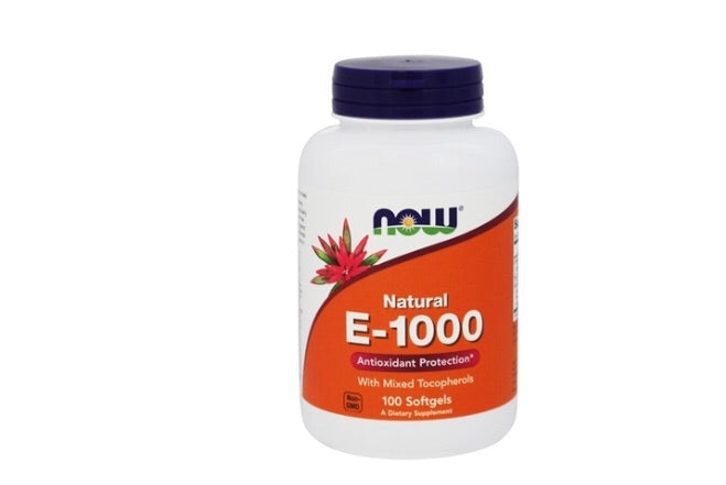 Now Vitamin E 1000 IU - 100 Softgel