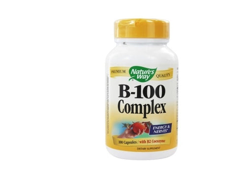 Nature's Way Vitamin B100 Complex - 100 Capsules