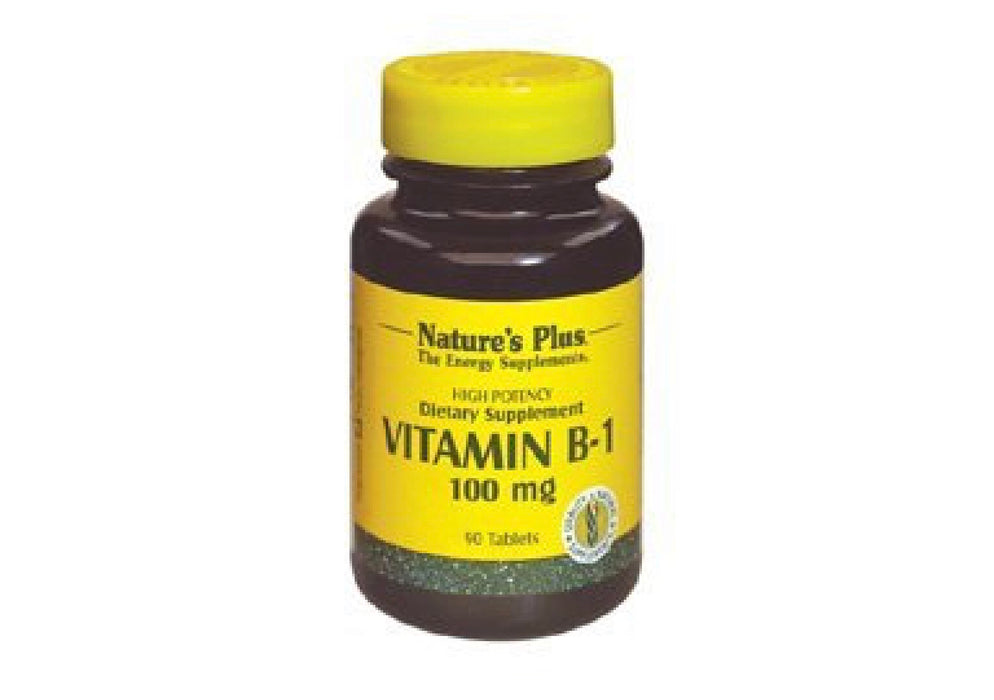 Nature's Plus Vitamin B-1 100 mg 90 Tabs.