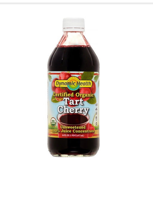 Dynamic Health 100% Pure Organic Juice, Tart Cherry, 16 Oz