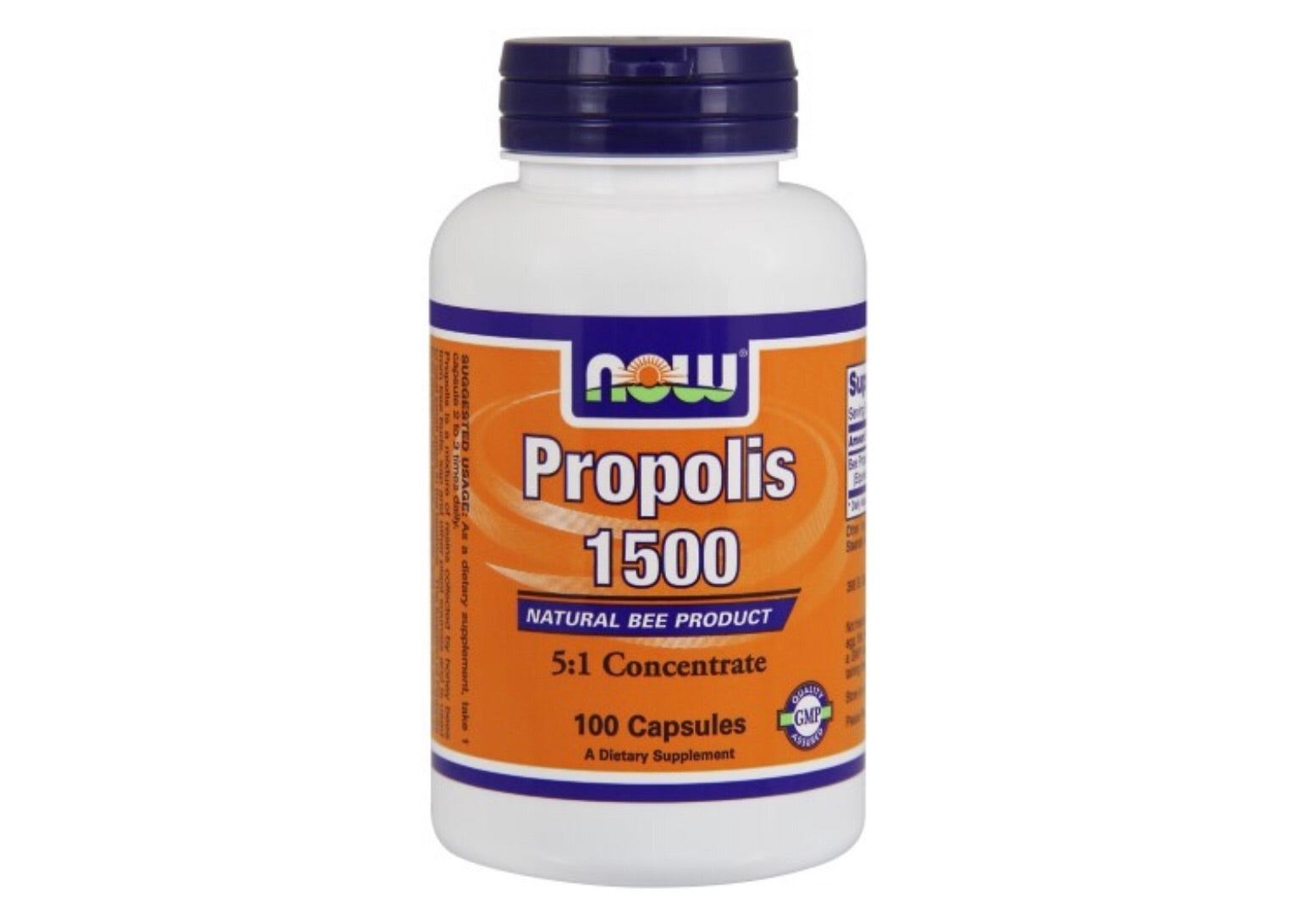 NOW Foods Propolis 1500 5:1 Extract. 100 VegCaps