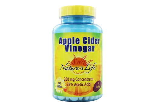 Natures life Apple Cider Vinegar 250 mg. - 250 Tablets