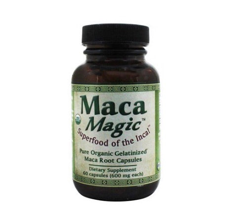 Organic Maca Magic 500 mg. - 60 Capsules