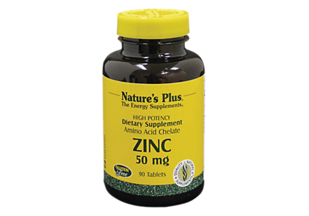 Natures Plus Zinc 50mg 90 Tabs