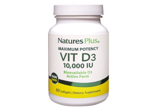 Vitamin D3 10,000 Nature's Plus 60 Softgel