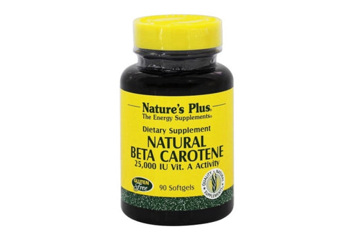 Natures Plus Natural Beta Carotene 90 Softgel