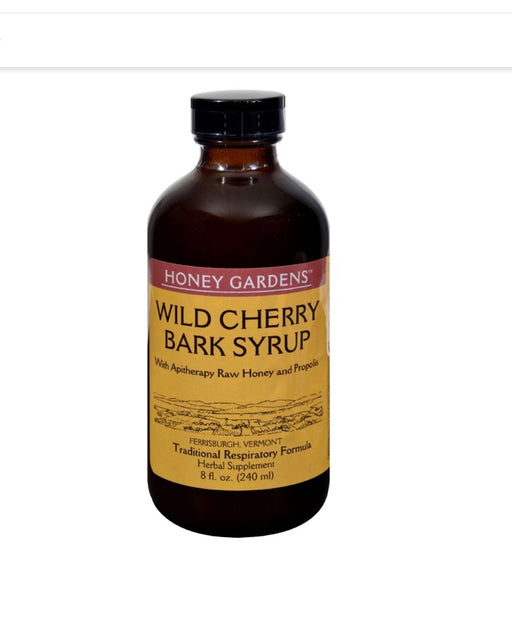 Honey Gardens Apiaries Honey Wild Cherry Bark Syrup 8 fl oz