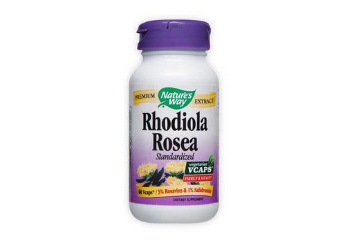 Nature's Way Rhodiola Rosea Standardized Vegetable Capsules, 60 Ct