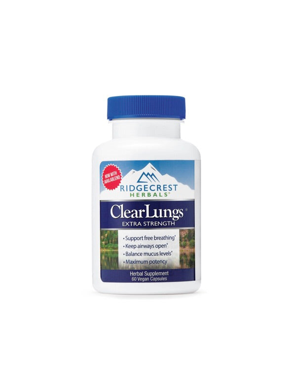 RidgeCrestHerbals ClearLungs Extra Strength 60 VegCaps