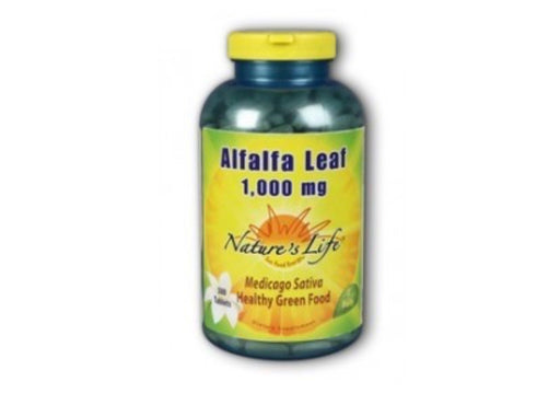 NatuAlfalfa Leaf 1000mg - Vegetarian 500 Tabs