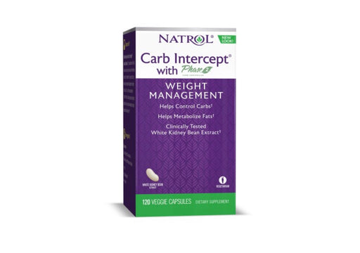 Natrol Carb Intercept with Phase 2 Veggie Capsules, 120 Ct